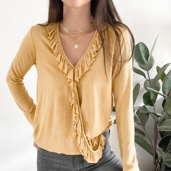 Anthropologie Sunday In Brooklyn Krasner Ruffled Top - Picture 2 of 4